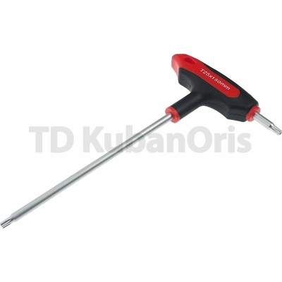 Двусторонний ключ JTC TORX с отверстием T25H и Т-образной рукояткой JTC-784825