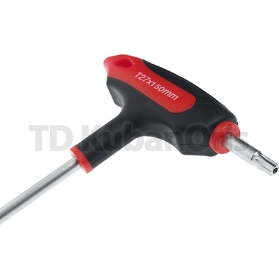 Двусторонний ключ TORX с отверстием и Т-образной рукояткой JTC T27H JTC-784827