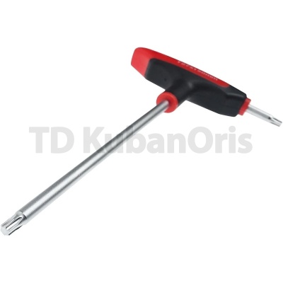 Двусторонний ключ TORX с отверстием и Т-образной рукояткой JTC T27H JTC-784827