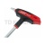 Двусторонний ключ JTC TORX с отверстием T40H и Т-образной рукояткой JTC-784840