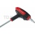 Двусторонний ключ JTC TORX с отверстием T25H и Т-образной рукояткой JTC-784825